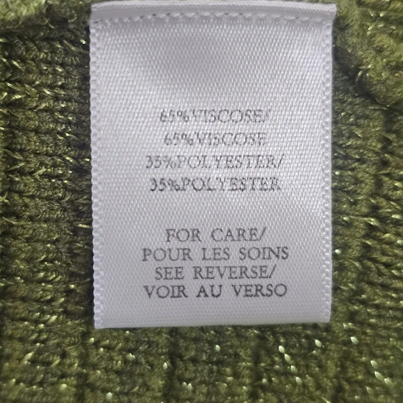 Torn By Ronny Kobo Collection Olive Marl Ribbed V-Neck Midi Dress - Picture 11 of 14